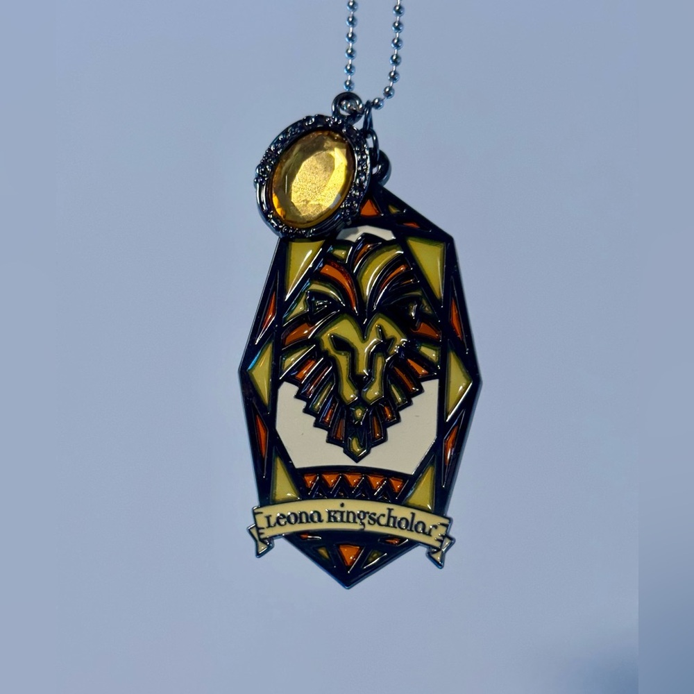 Disney Twisted Wonderland Twst Leona Kingscholar Stained Glass Keychain